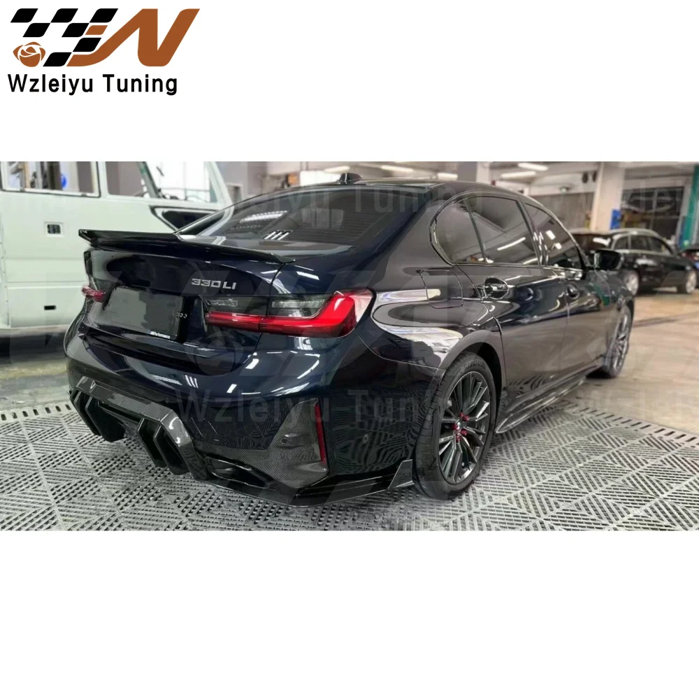 Новый стильный диффузор для заднего бампера из углеродного волокна подходит BMW G20