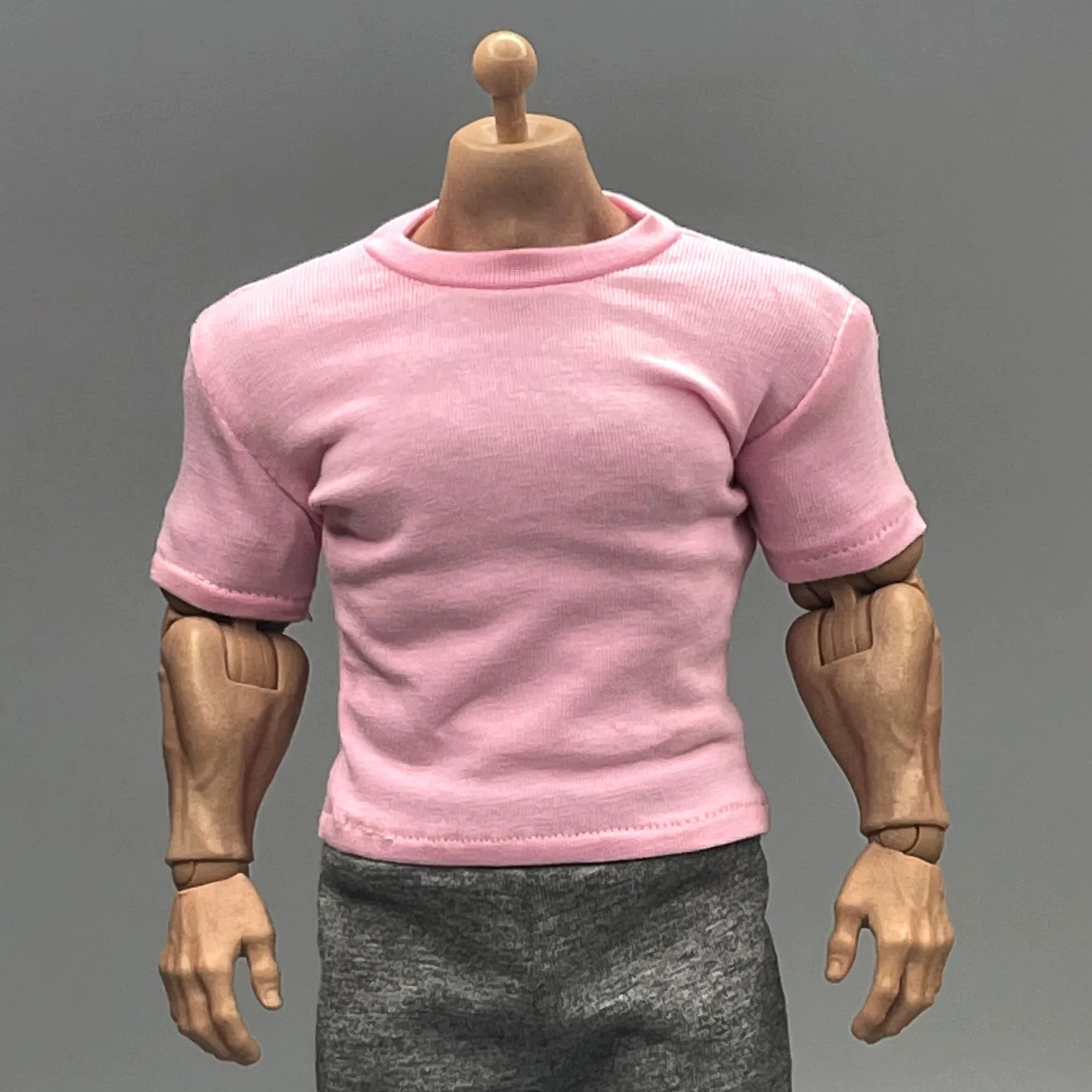 1/6 черная розовая белая футболка с короткими рукавами топы для 12 дюймов прочный