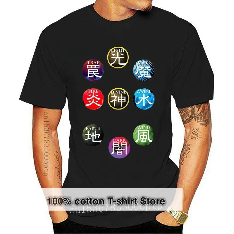 

New Men t-shirt YuGiOh Attributes tshirt Women t shirt