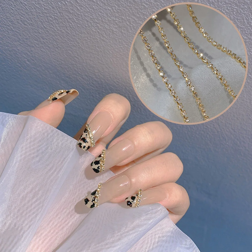 

3D Metal Accessories Super Flashing DIY Nail Art Decorations Nail Art Rhinestone Nail Art Ornaments Claw Diamond Chain