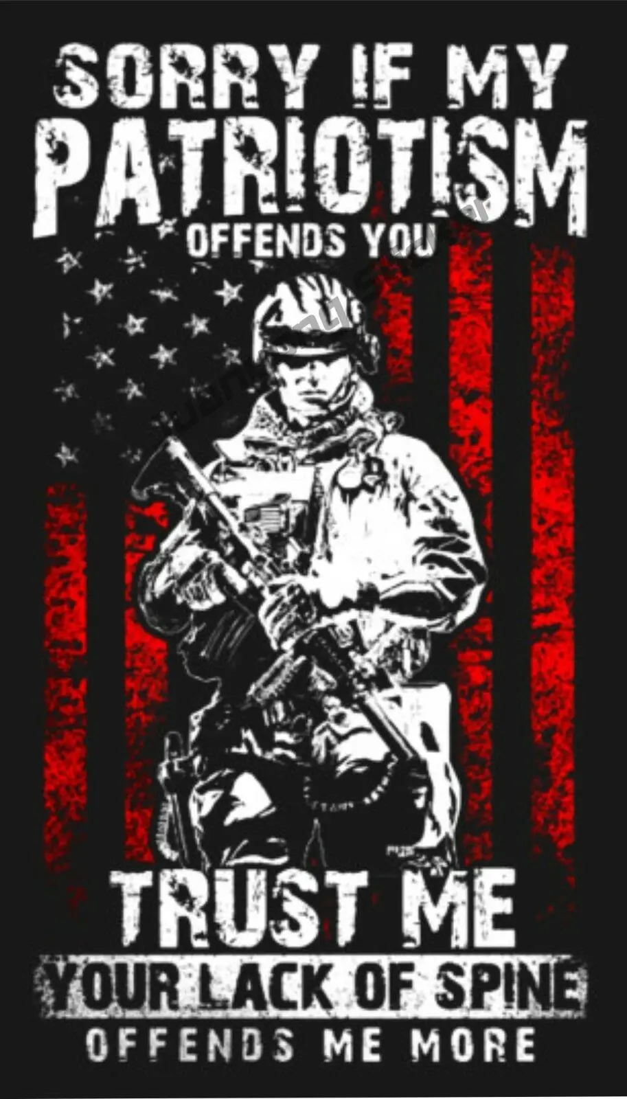 

Sorry If My Patriotism Offends You Tool Box Bumper Sticker Vinyl Decal Creative Car Sticker Decal Decoration Accessories Kk13cm