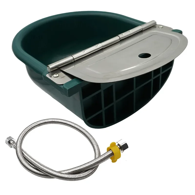 

Plastic With Drain Hole Cattle Water Bowl Drinking Bowls For Horse Dog Sheep Automatic Float Farming Trough Livestock Drink Tool