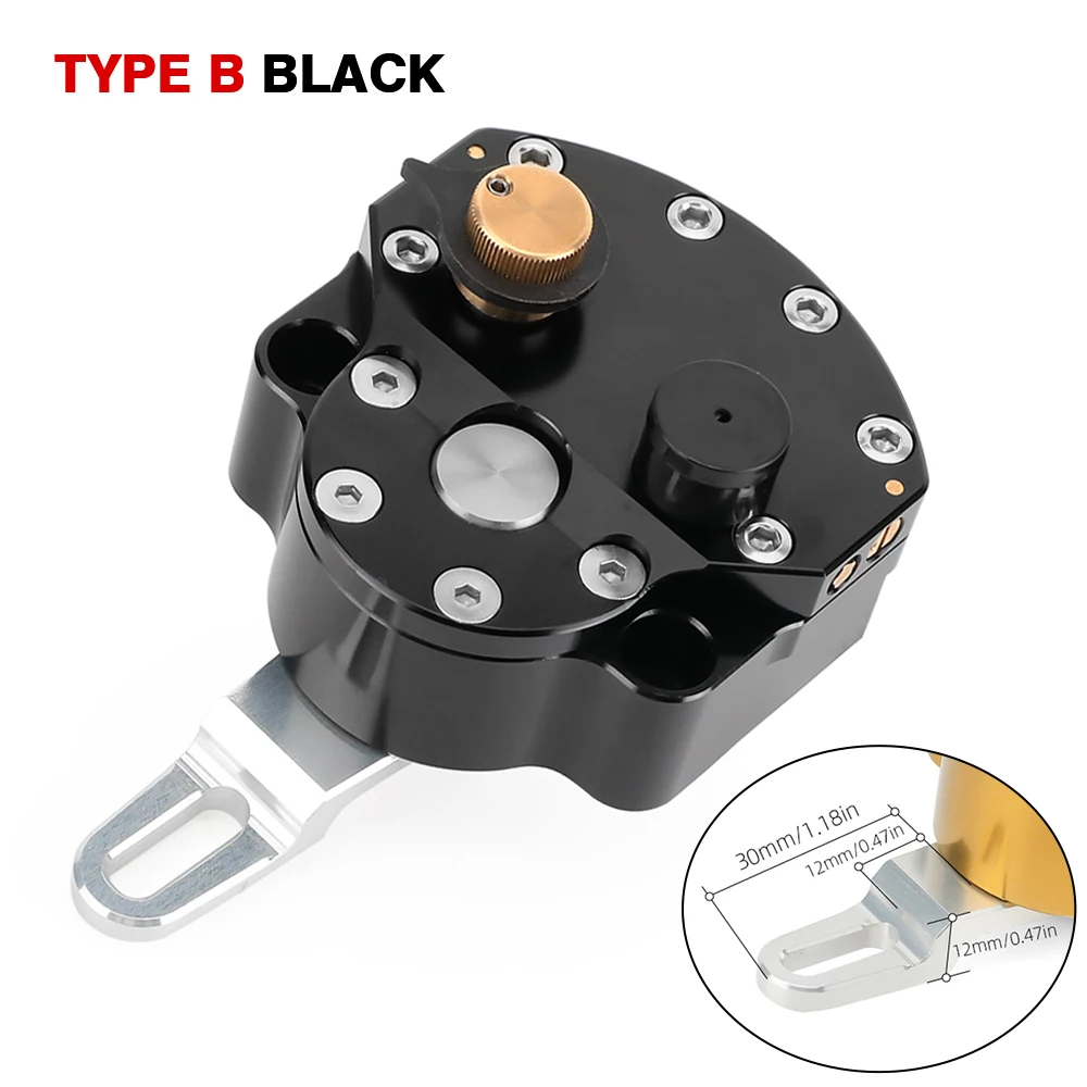 

Стабилизатор рулевого демпфера, аксессуары для мотоциклов, универсальный реверсивный контроль безопасности, регулируемый для YAMAHA, HONDA, KAWASAKI