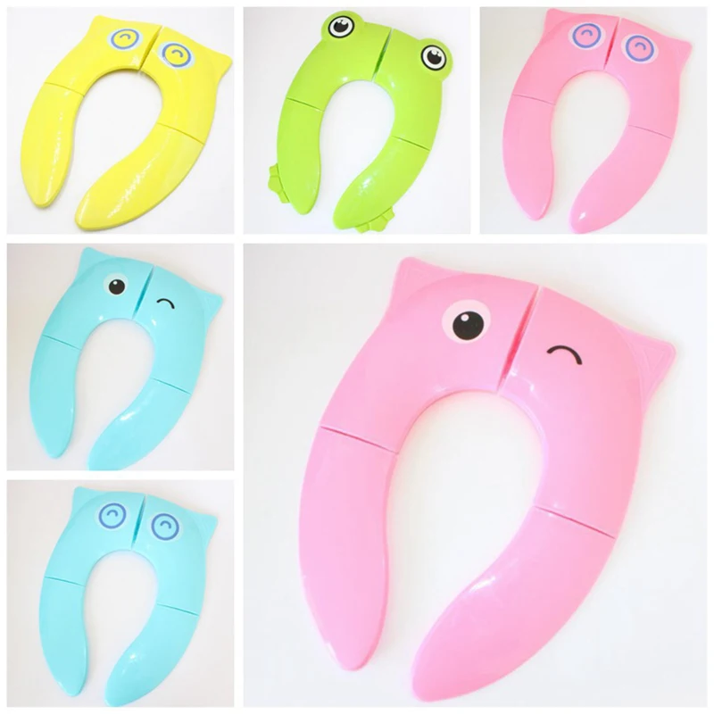 

Детская дорожная подкладка сиденья, портативный коврик для обучения туалету для малышей, детская подушка для писсуара, цветные Мультяшные Чехлы для унитаза