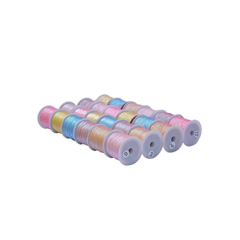 Gold Thread, Silver Thread Colored Rope Bracelet Thread Woven Rope DIY Bracelet Material Hand Woven Jewelry  Tassel Accessories