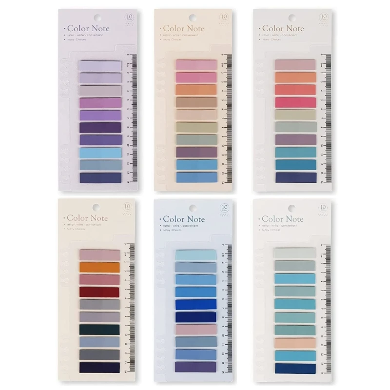 

60 Color Writable Sticky Tabs, Color Page Marker Transparent Sticky-Notes Tabs