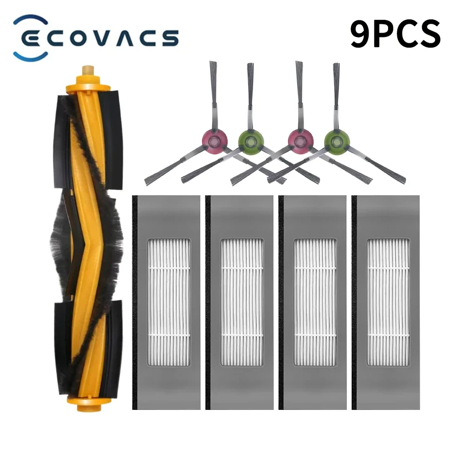 

Аксессуары Для Роботов-пылесосов ECOVACS Deebot Серий T8/T9/N8/N9/N10 — Основная Щетка, Боковая Щетка, Фильтр