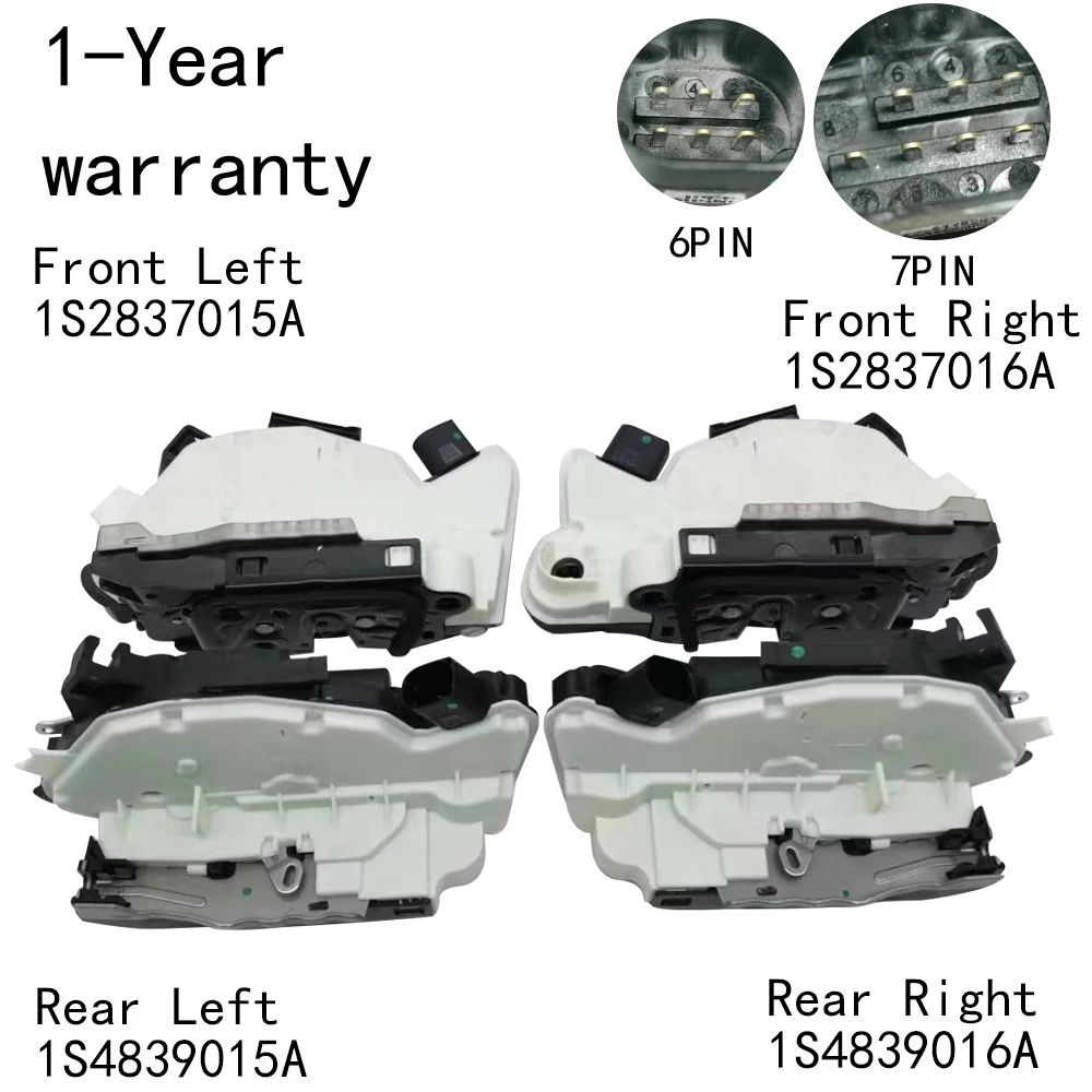 Привод дверного замка правый 1S 2837015 A 2837016 4839015 4839016 для VW e-up Skoda CITIGO Seat Mii