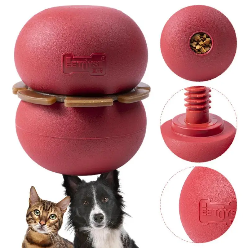 

Жевательная игрушка для собак Balls | IQ Treat Ball, игрушки для дозирования еды | Хитрый веселый интерактивный диспенсер для жевания пазлов для большого, среднего и медленного использования