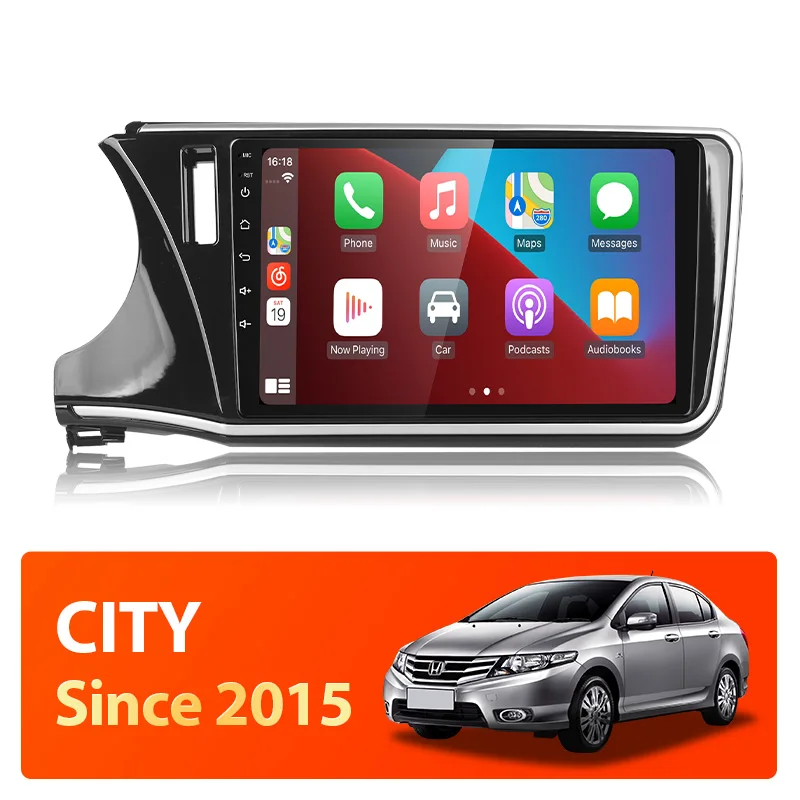 JIUYIN AI Voice 2 din Android автомобильное радио или Honda city 2015-2021 Carplay GPS экран для автомобиля 4G