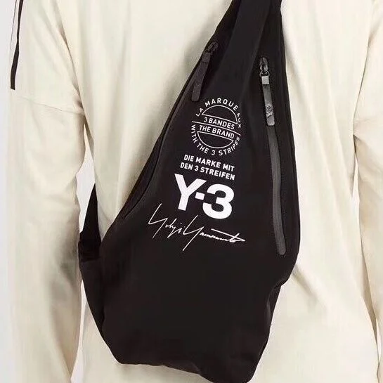 Y3 Shouler Bag Fashion Btrand Signature Waterproof Yohji Yamamoto Travel Bag Black Samurai Chest Bag Crossbody Male Shoulder Bag