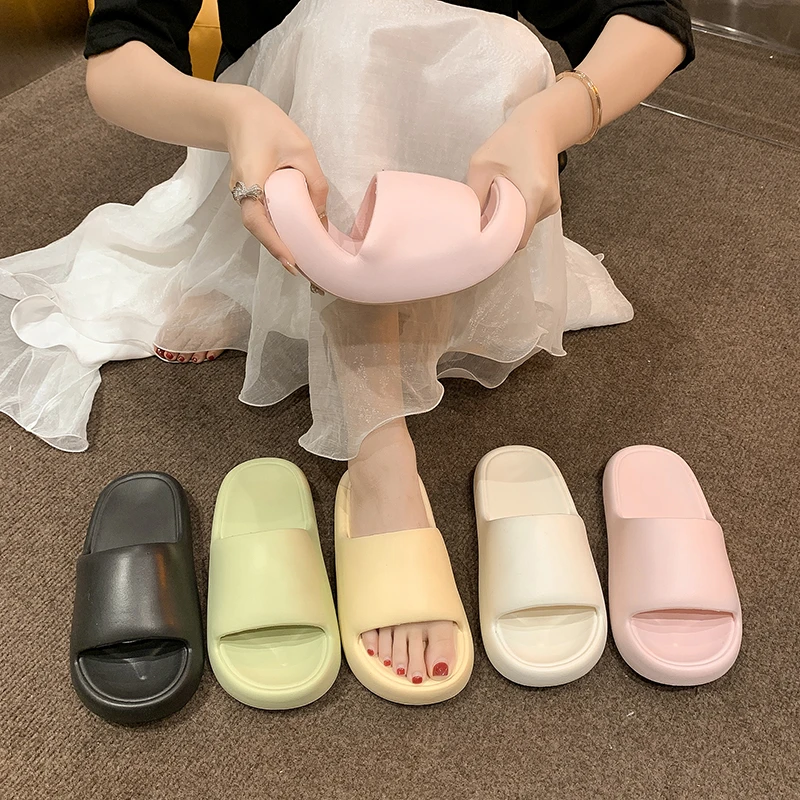 Новые мягкие тапочки из ЭВА в форме облака для дома и улицы женская обувь унисекс