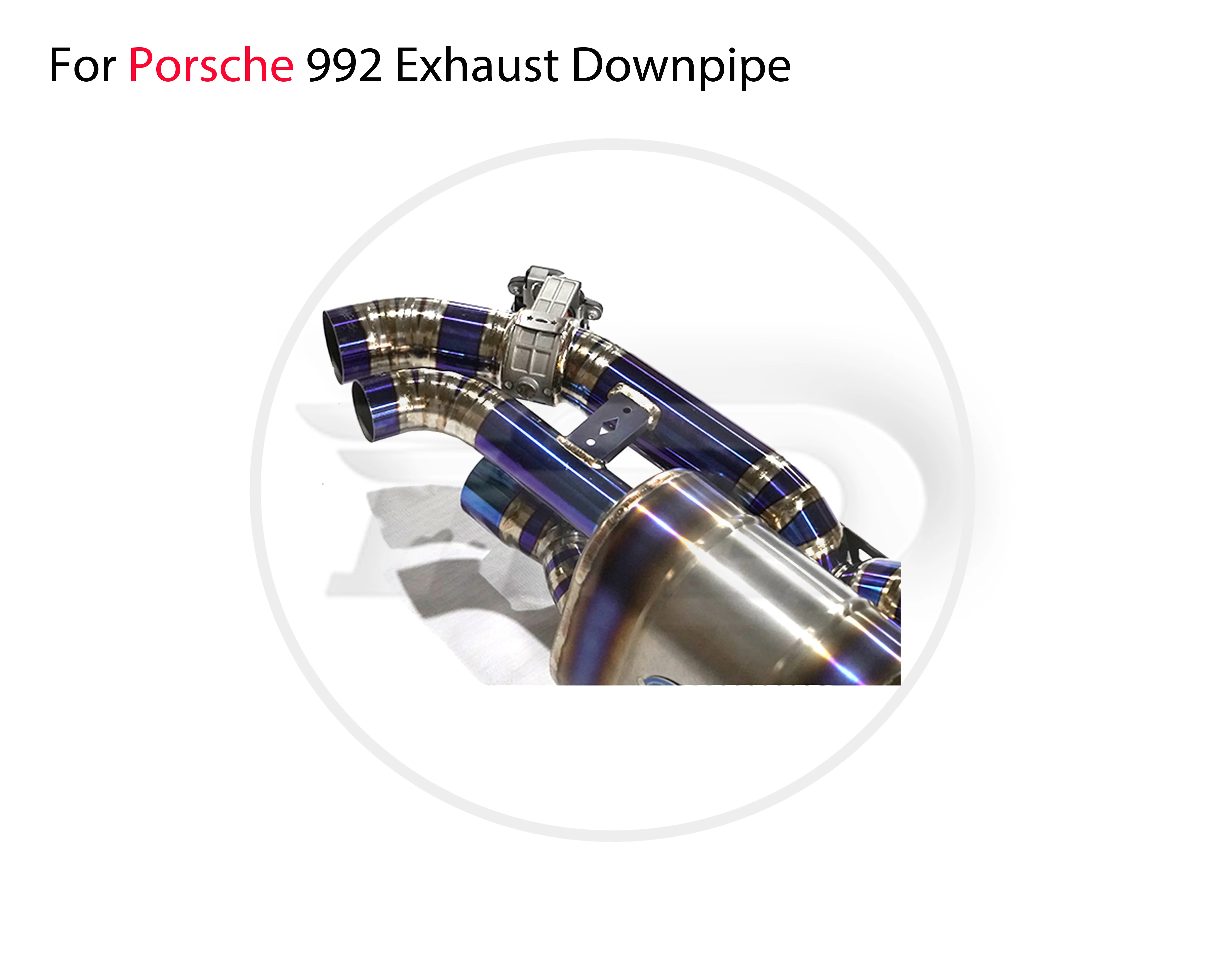 Титановый клапан выхлопной системы HMD Catback для Porsche 911 992 Carrera 3.0T глушитель