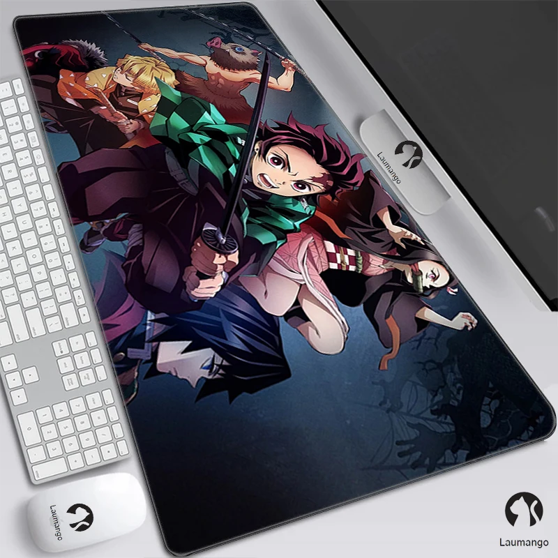 

Demon Slayer Kamado Tanjirou Mouse Pad Anime Gamer PC Gaming Accessories Desk Mat kawaii Kamado Nezuko Kimetsu No Yaiba Mousepad