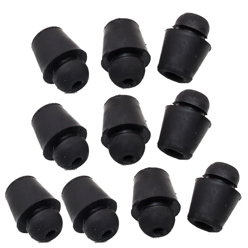 

10Pcs Car Door Shock Absorbing Gasket Black Rubber Pads Car Door Dampers Sticker