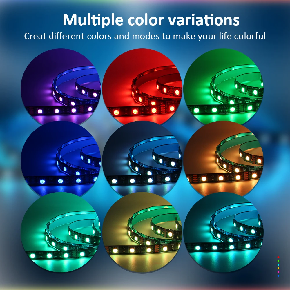 Светодиодная ленсветильник RGB 5050 12 В 4 контакта