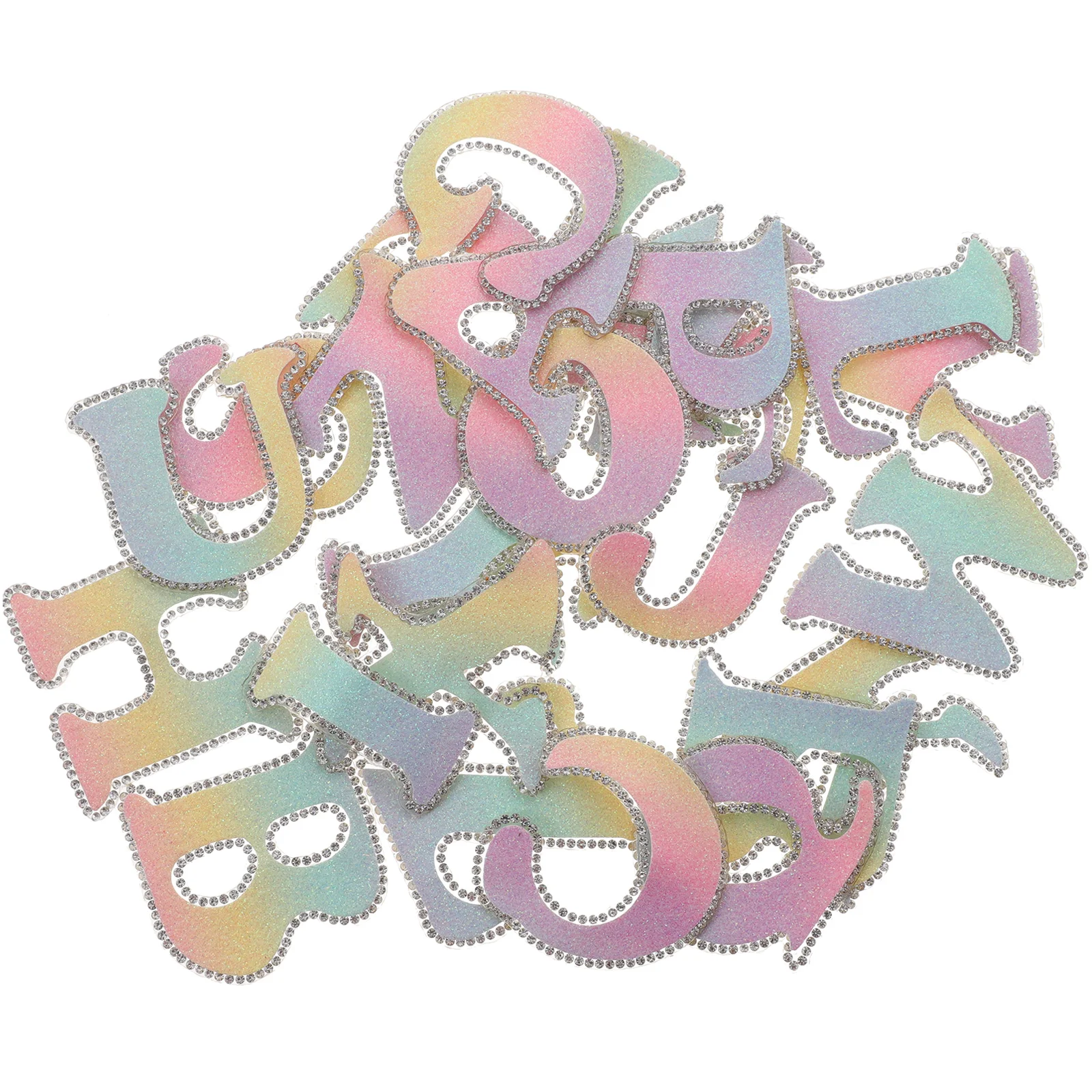 

26Pcs Letter Craft Letter Iron On Patches Letter Patches Iron On Letters for DIY Embroidered