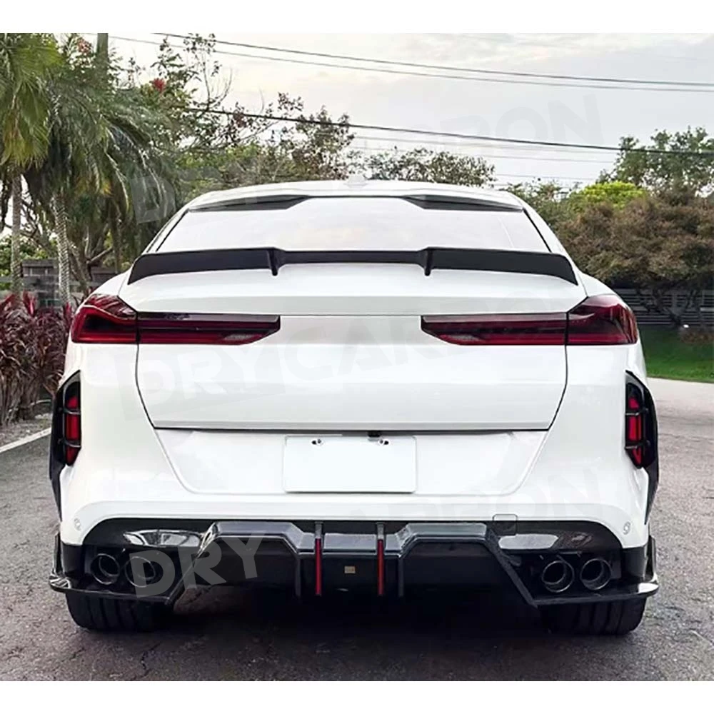 Задний спойлер из сухого карбона для BMW X6M F96 2023-2026, крыло на багажник, аксессуары для тюнинга, обвесы из FRP (art.: 3920dc8eebc11) - 3920dc8eebc11