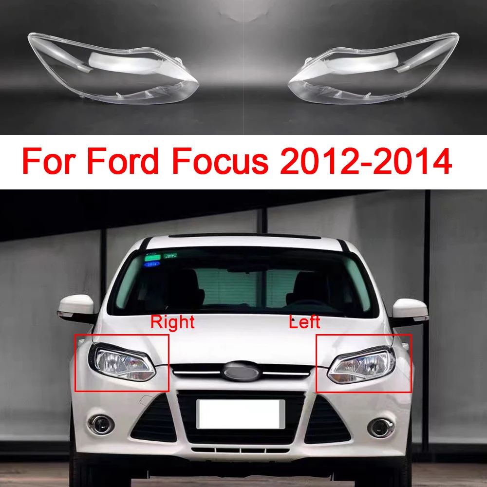 

Налобный фонарь для Ford Focus 2012 2013 2014, левая/правая искусственная оболочка из оргстекла, налобный фонарь, аксессуары для автомобиля