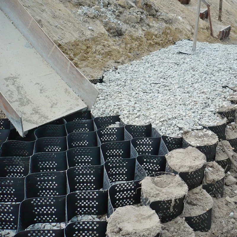 Фото Георешетка из ПНД (HDPE) высотой 100 мм для тяжелых нагрузок на проезжей части, высокопрочная, антикоррозийная, долговечная — цена за небольшие образцы №4