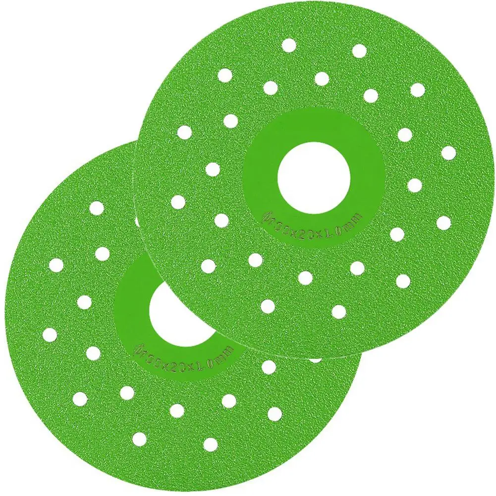 

2PCS Multi Purpose Grinding Disc Diamond Cutting Blade High Temperature Resistant Smooth Cutting with Minimal Debris