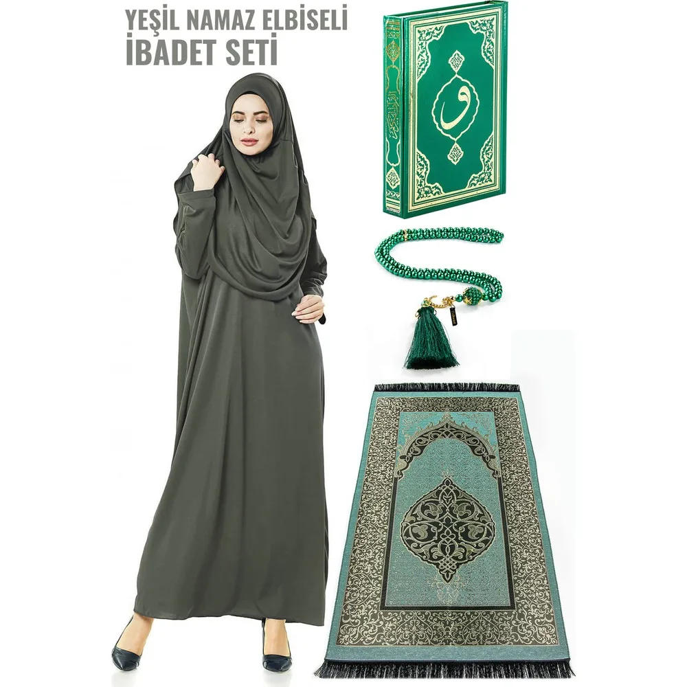 

Dorlie Haki Green Prayer Elbiseli Worship Seti