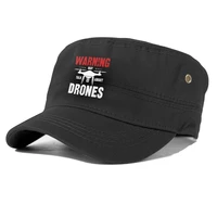 warning may talk about drones summer beach picture hats woman visor caps for women casquette homme