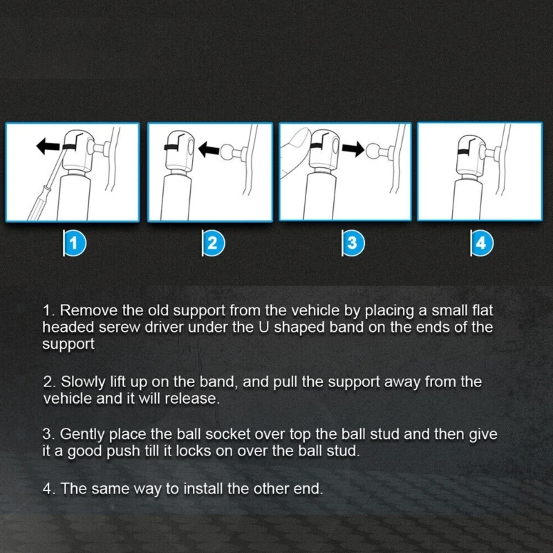 SZYU 1 пара автомобильного переднего подъемника капота поддержка амортизатора