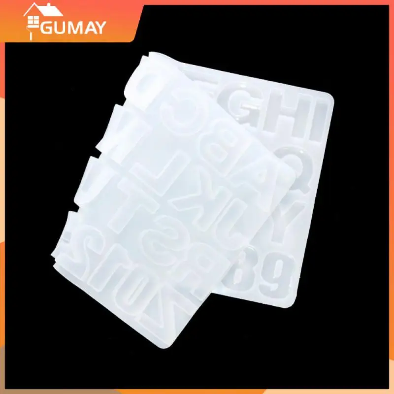 

1 ~ 8 шт. домашний декор «сделай сам», силиконовая форма из эпоксидной смолы, маленькая/большая буква алфавита с цифрами, литье, мягкая, универсальная выпечка