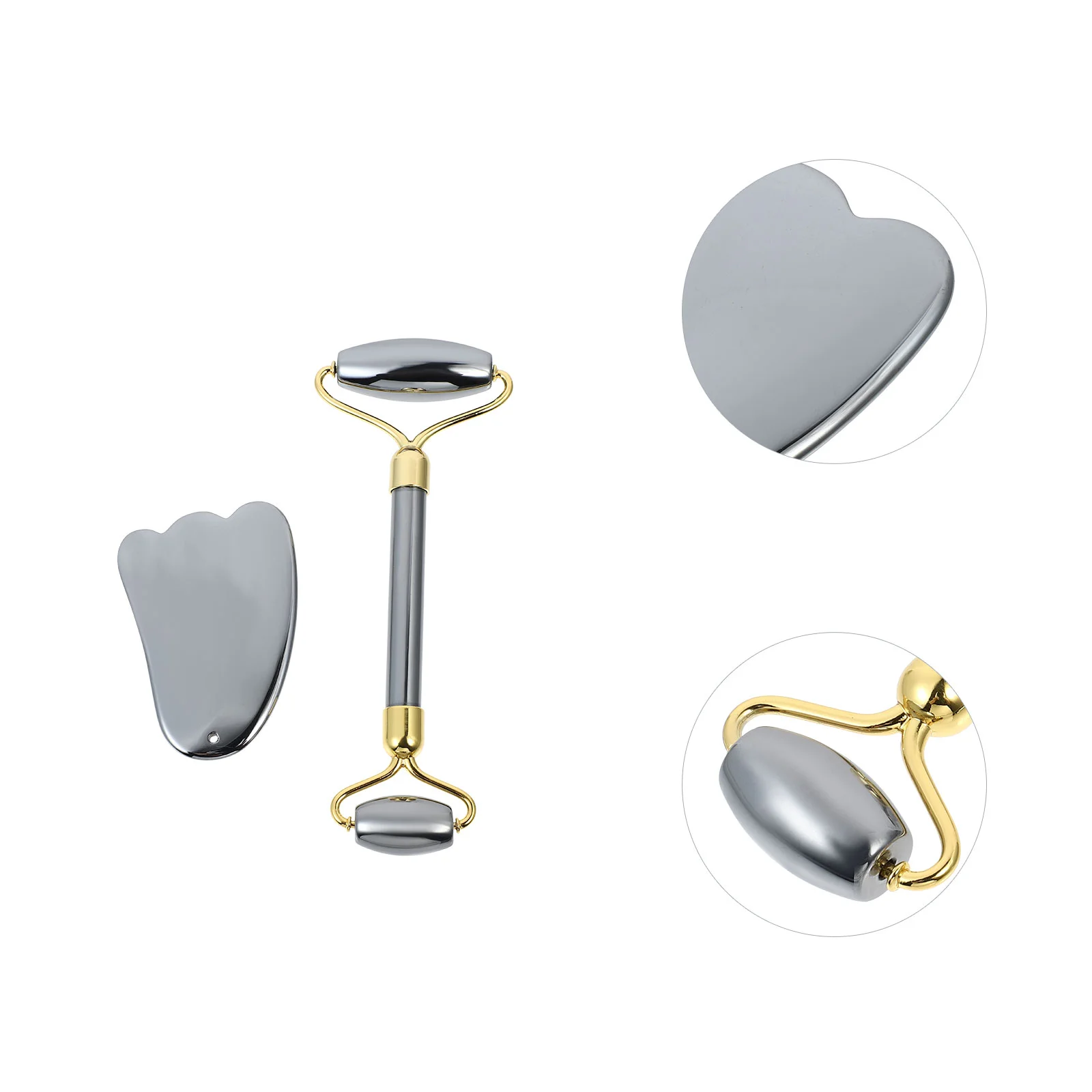 

Face Rollermassager Jade Skintool Set Care Facial Guasha Scraping Oil Beauty Eye Sculpting Tools Plate Body Neck Kits Muscle