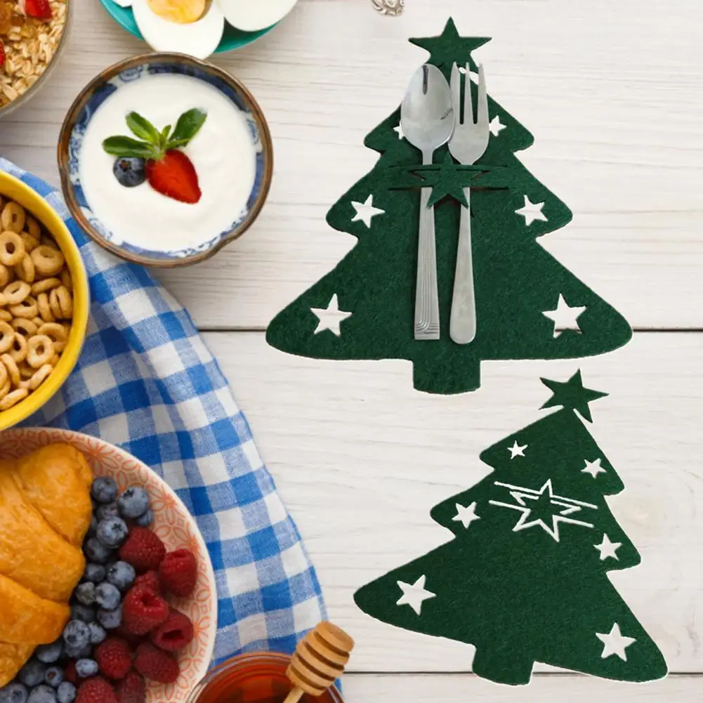 12 шт. рождественский держатель для посуды сумка столовых приборов уникальный