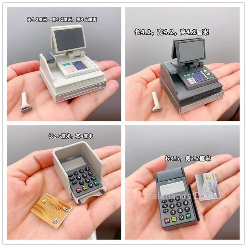 Миниатюрный кассовый аппарат для кукольного домика набор карт развития движения