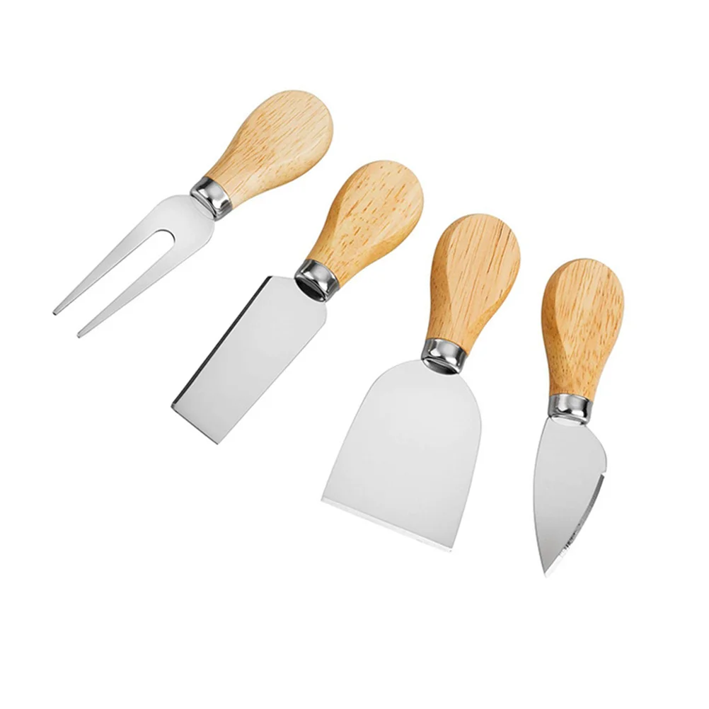 

4Pcs Handle Cheese Cheese Set Dinner Butter Butter Stainless Steel Cheese Slicer
