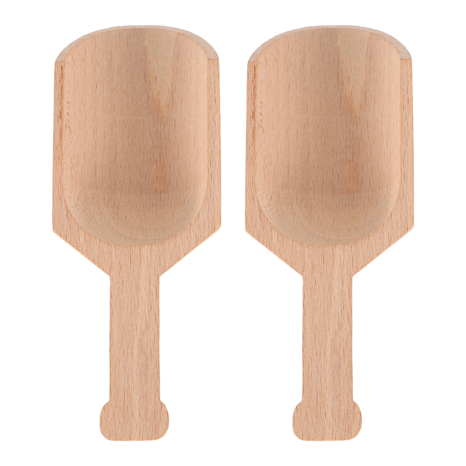 

Wooden Scoop Spoon Salt Bath Tea Spoons Wood Scoops Coffee Mini Scooper Flour Ice Sugar Salts Cream Candy Bamboo Condiments