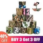 4,5 м армейский эластичный фотокамуфляжный самоклеящийся бандаж Охота Маскировка фитнес наколенники Кинезиология лодыжки