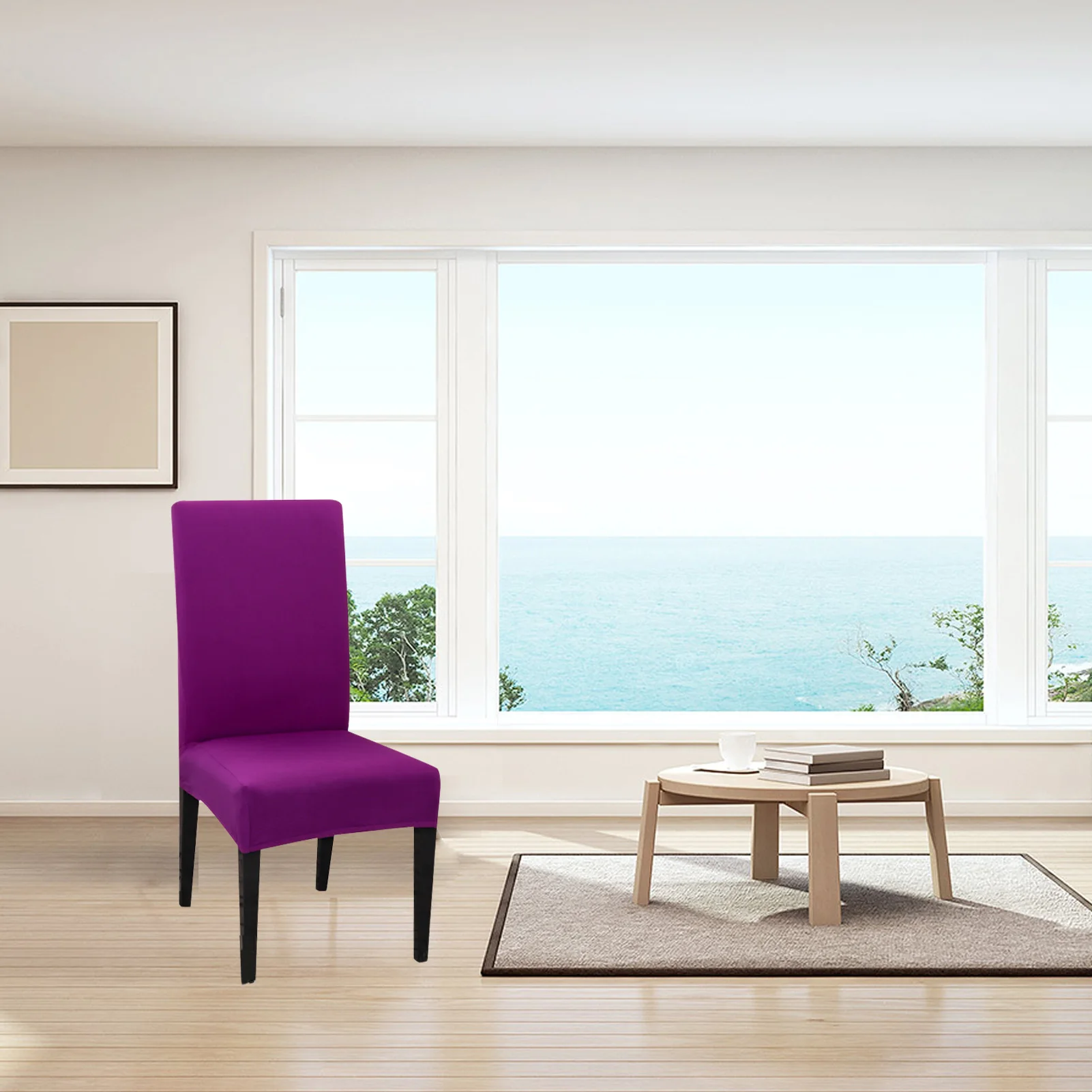 Эластичные чехлы на кресла чехол для обеденных стульев с высокой спинкой