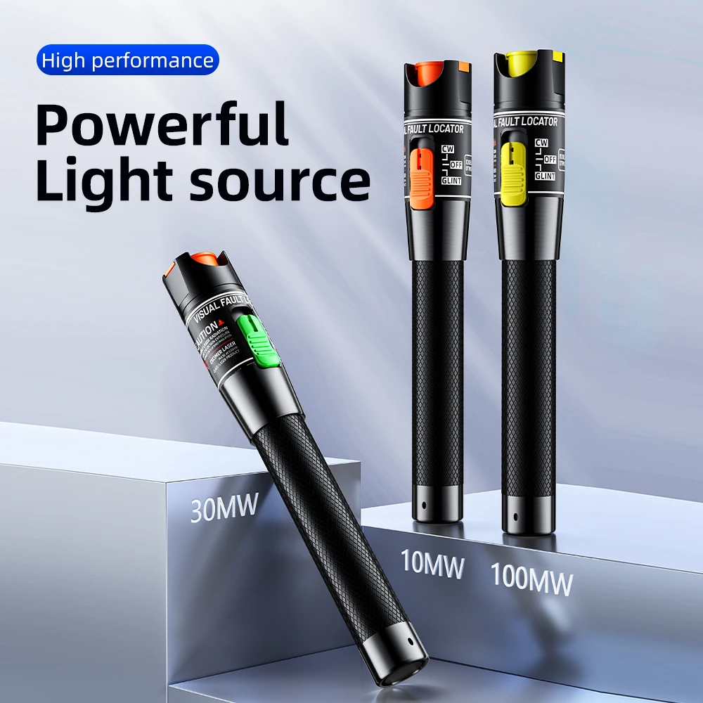 Красный лазерный оптоволоконный усилитель 50 Вт VFL Визуальный детектор вторжения