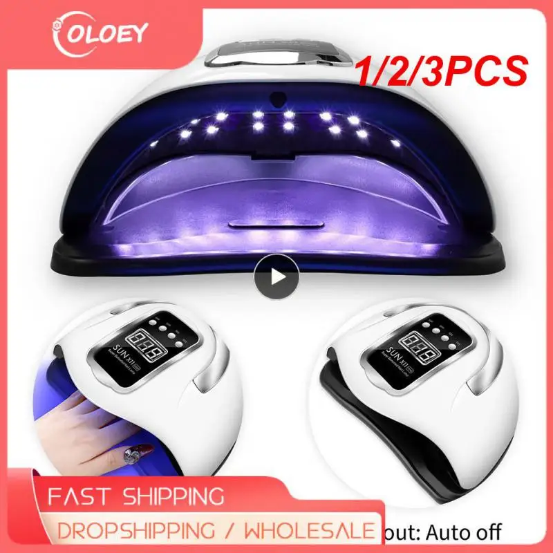 

1/2/3PCS Sun X10 Max UV LED Nail Lamp for Fast Drying Gel Nails Polish 66 LEDS 280W Nail Dryer Professional Manicure Salon Tool