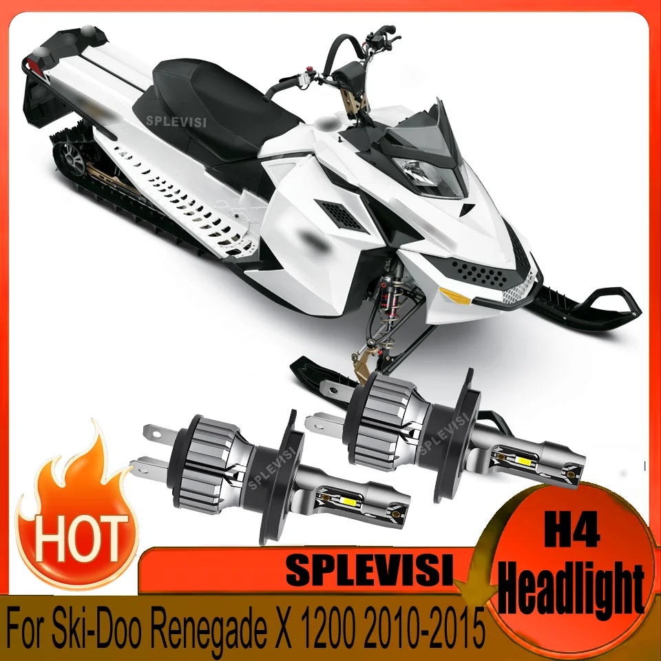 Фото Более прочная, простая установка, светодиодная мотоциклетная фара h4 для Ski-Doo Renegade X 1200 2010 2011 2012 2013 2014 2015 №1