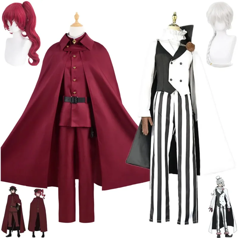 Аниме Bungo Bungou Stray Dogs Tetchou Suehiro Teruko Okura Николай Гоголь Косплей Костюм Охота Хэллоуин