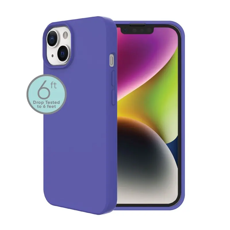 2023 new for Compatible Silicone Phone Case for iPhone 14 / iPhone 13 - Purple