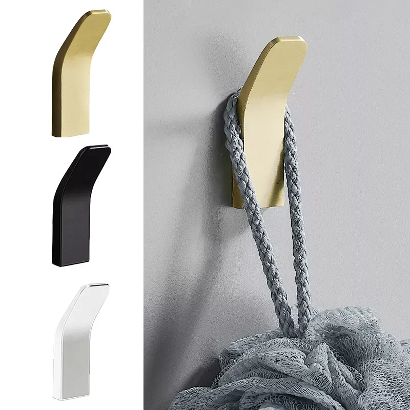 

Self-Adhesive Clothes Bag Hanger Hook Kitchen Storage Towel Hook For Bathroom Modern Wall Hanger Hook Bath Accessories