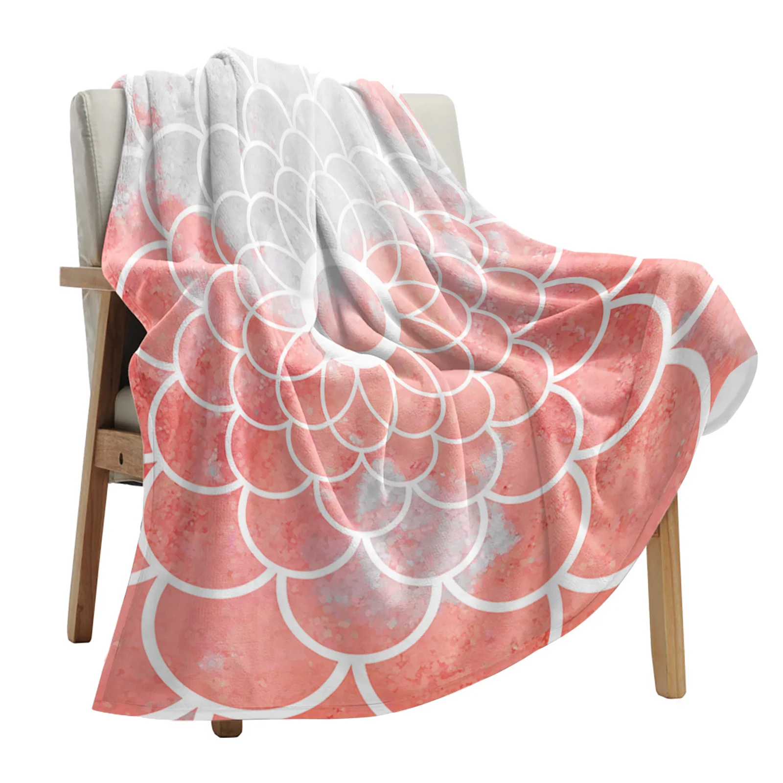 

Одеяло с абстрактной цветочной текстурой, портативное мягкое Фланелевое покрывало для кровати, офиса, одеяло розового цвета с рисунком масляной живописи