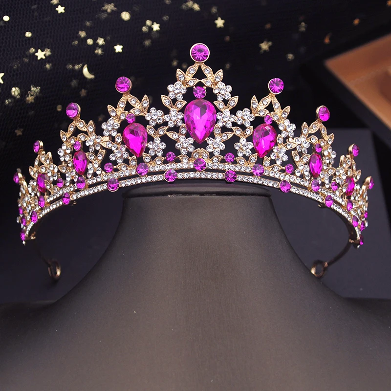 Diadem Veil Tiaras Hair Accessories Princess Headpieces Head Jewelry