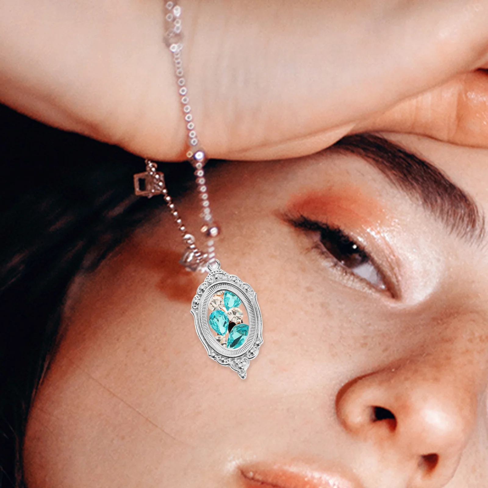 21 Pcs Time Bottom Holder DIY Crafts Making Material Resin Charms Jewelry Supplies Bezel Pendant Blank Alloy Ornament