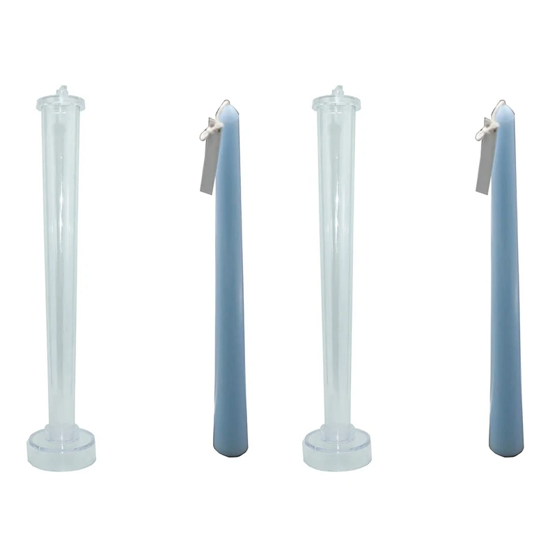 

2 шт., формы для свечей, прочные формы для свечей для изготовления свечей, Классическая Высокая форма для свечей