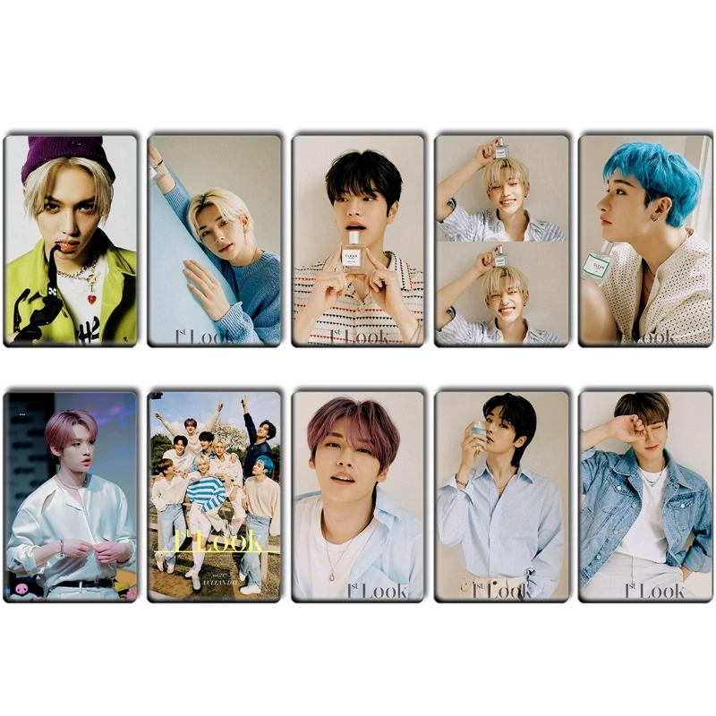 10 шт./компл. Kpop бродячие детские новые альбомы ODDINARY хрустальные карточки наклейки