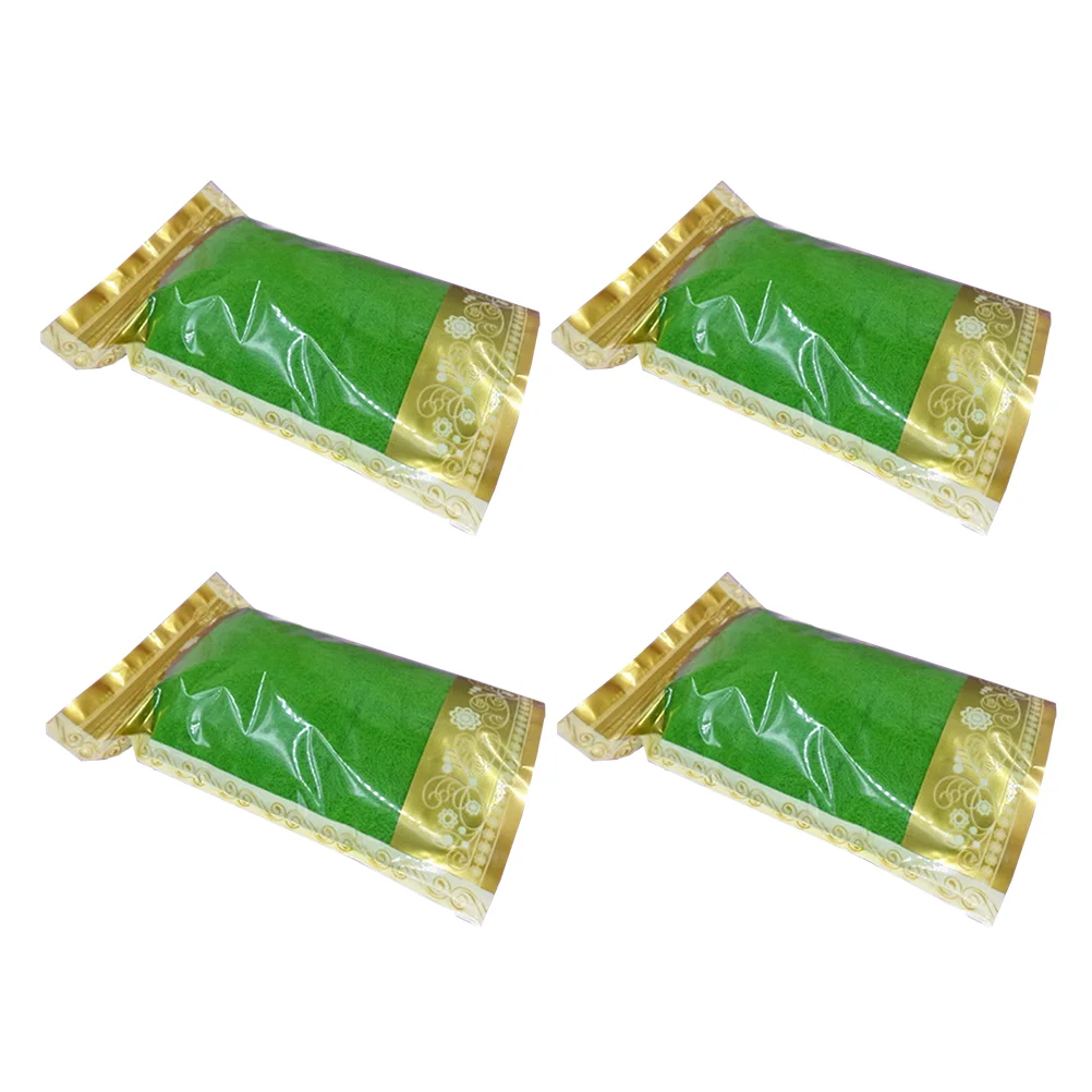 

4 Bags Green Decor Scene Layout Decor Fake Lawn Micro Landscape Accessories Nylon Landscape Decoration