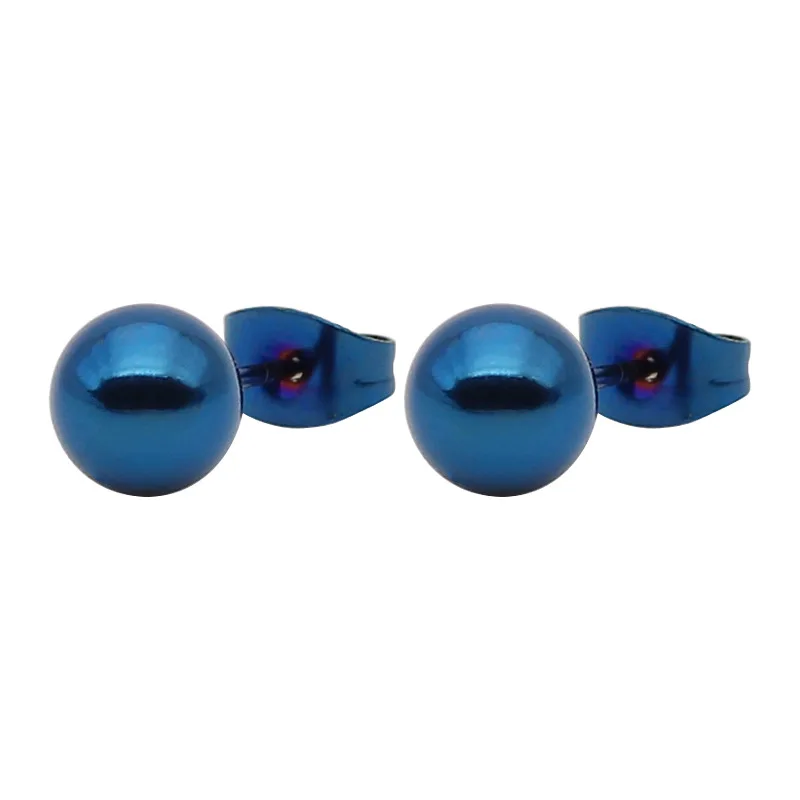 

Gifts Titanium Steel Stainless Steel Earrings Small Ball Fine Needle Fashion Anti Allergy Earrings Trinkets