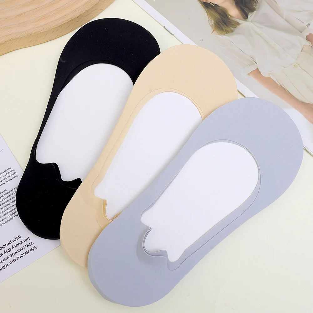Женские стельки для обуви амортизирующая обувь невидимые Нескользящие ног